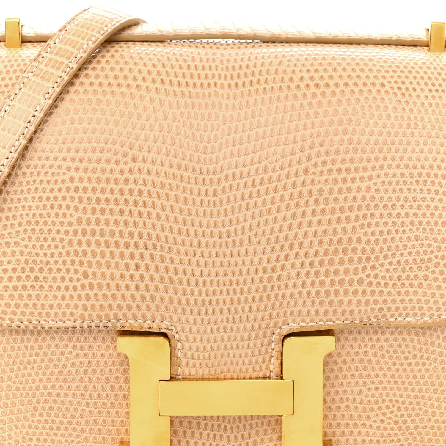 Hermes Lizard Constance 18 Ficelle 8 of 21
