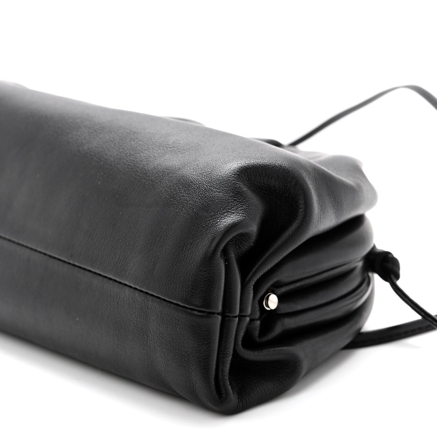 Butter Calfskin The Mini Pouch Black