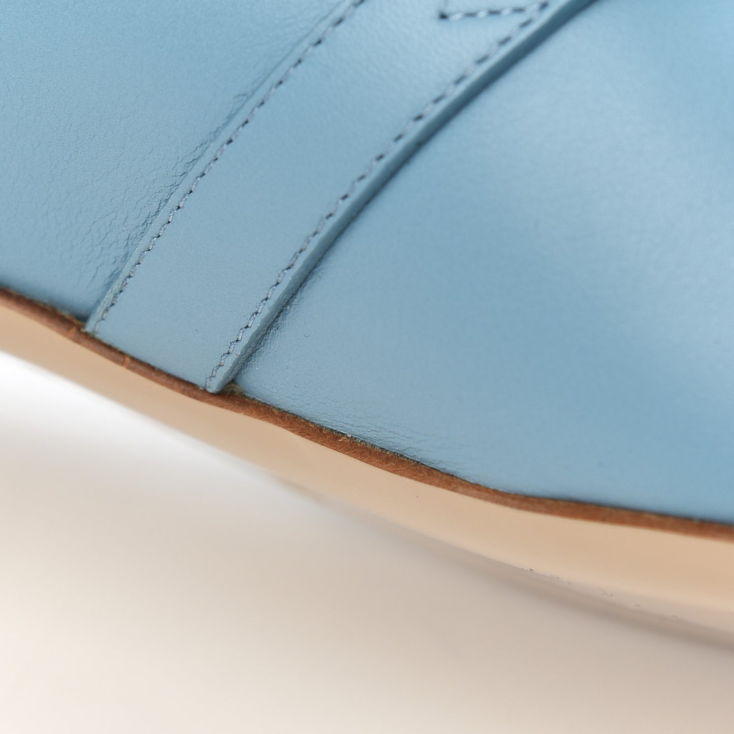 Calfskin Oz Mules 38.5 Ciel