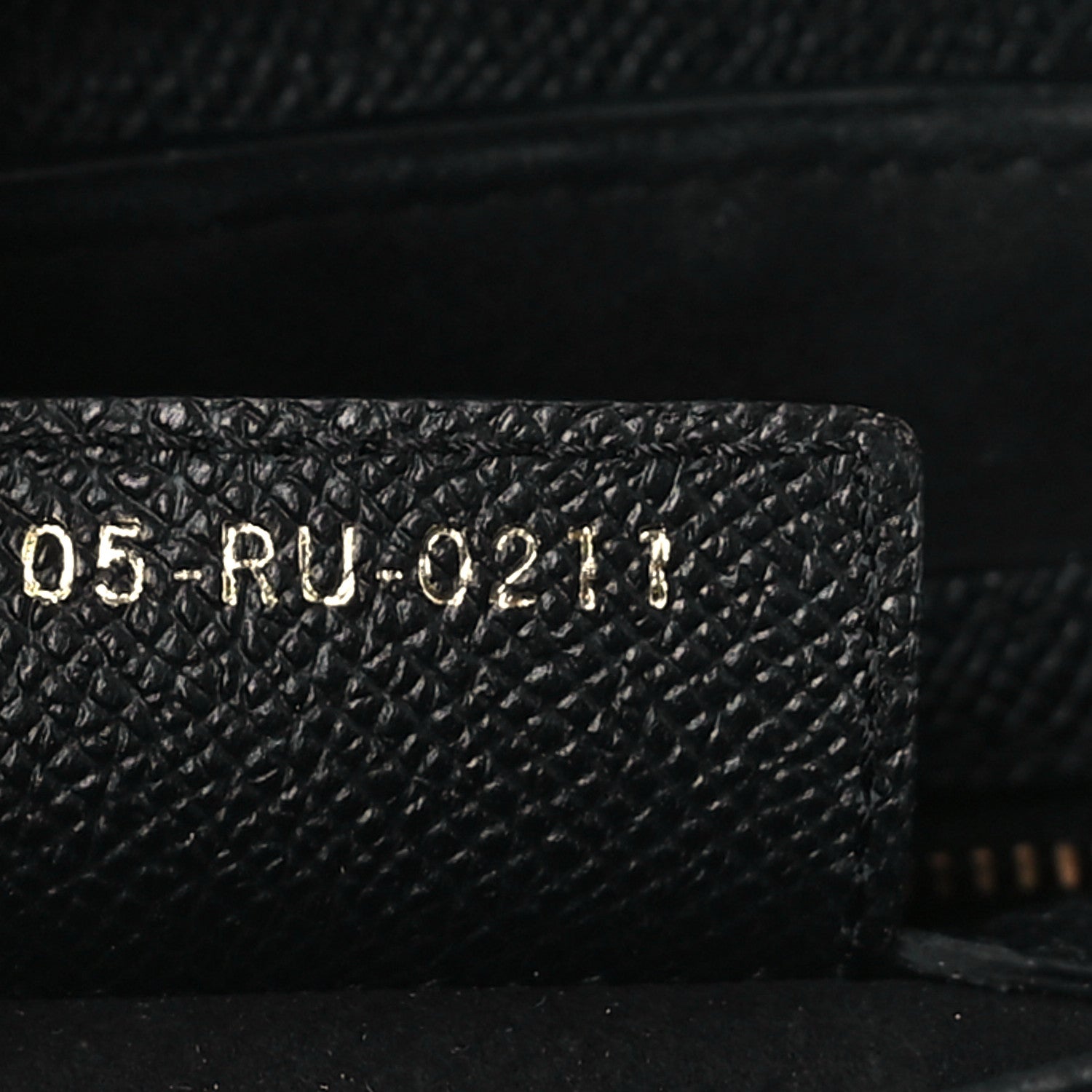 Christian Dior Grained Calfskin Saddle Bag Black 7 of 10