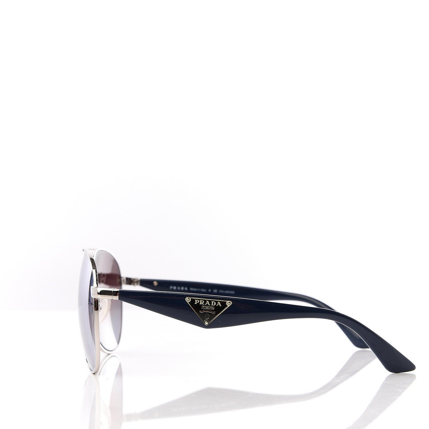 Prada Gradient Aviator Sunglasses SPR53Q Black 3 of 7