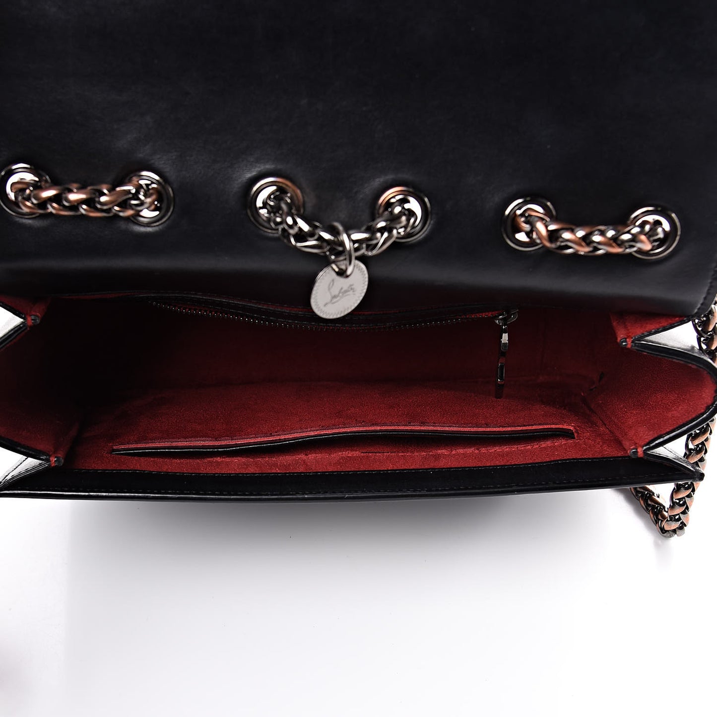 Calfskin Small Sweety Charity NV Shoulder Bag Black