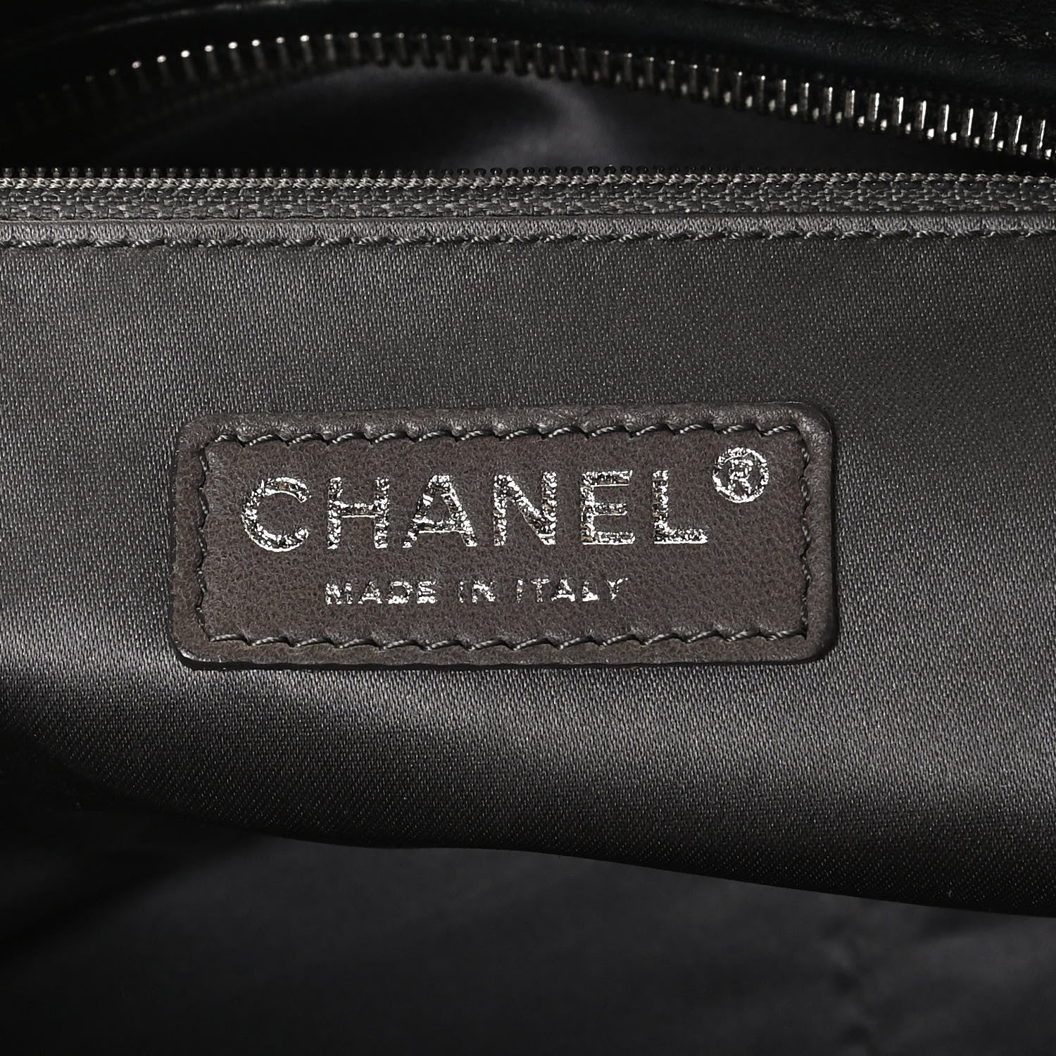 Chanel Calfskin Bubble Quilt Bowler Black 6 of 10