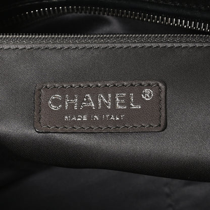 Chanel Calfskin Bubble Quilt Bowler Black 6 of 10