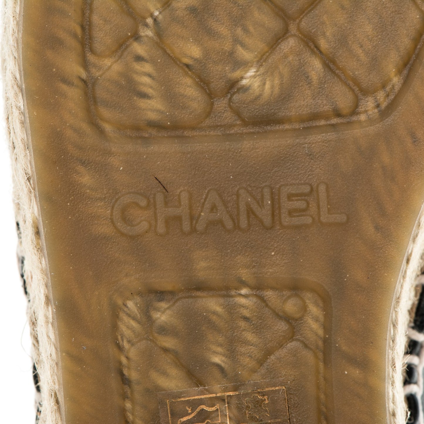 Lambskin CC Espadrilles 36 Black