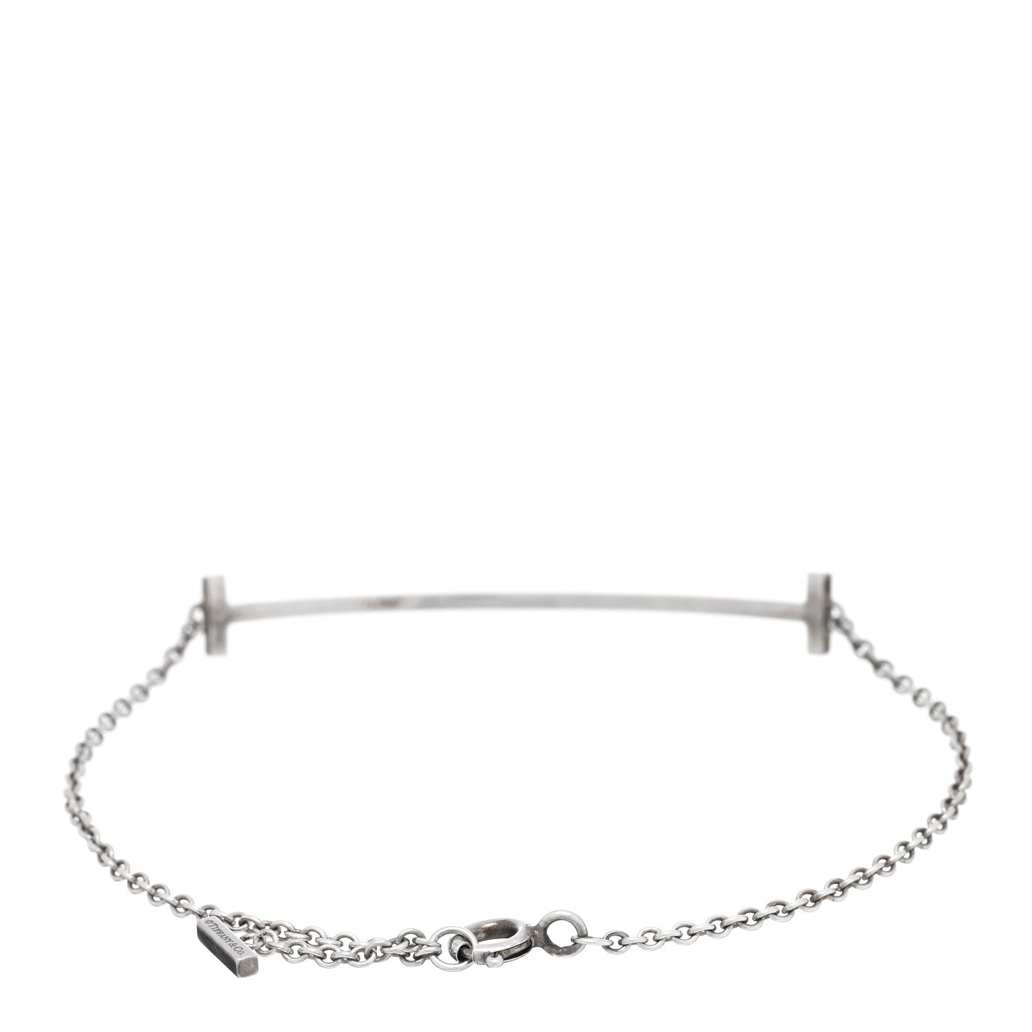 Tiffany Sterling Silver T Smile Bracele 2 of 3