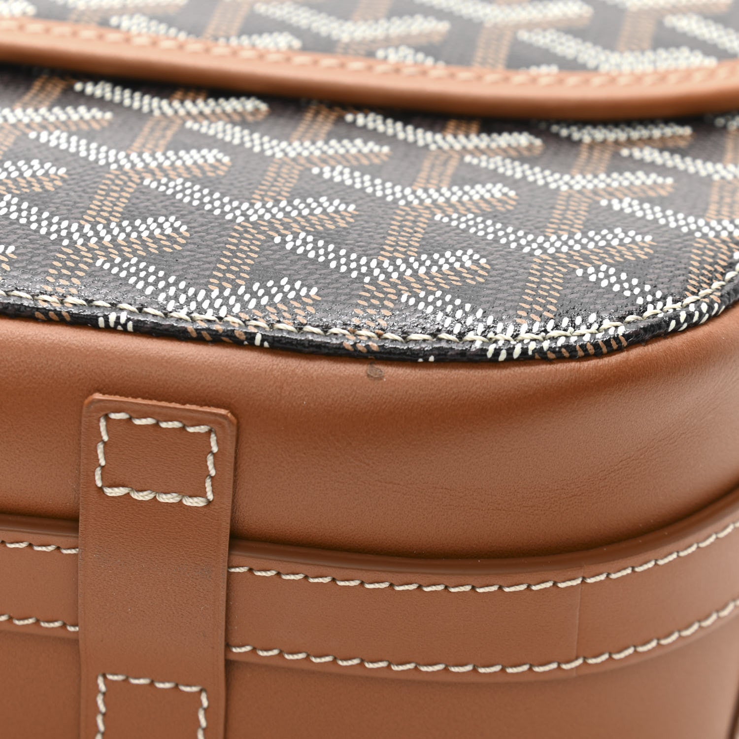 Goyard Goyardine Belvedere II MM Messenger Bag Black Gold 10 of 10