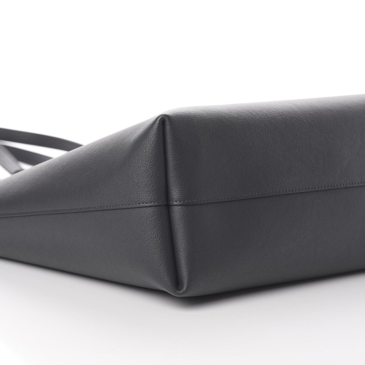 Calfskin Large Shopping Tote Asphalt