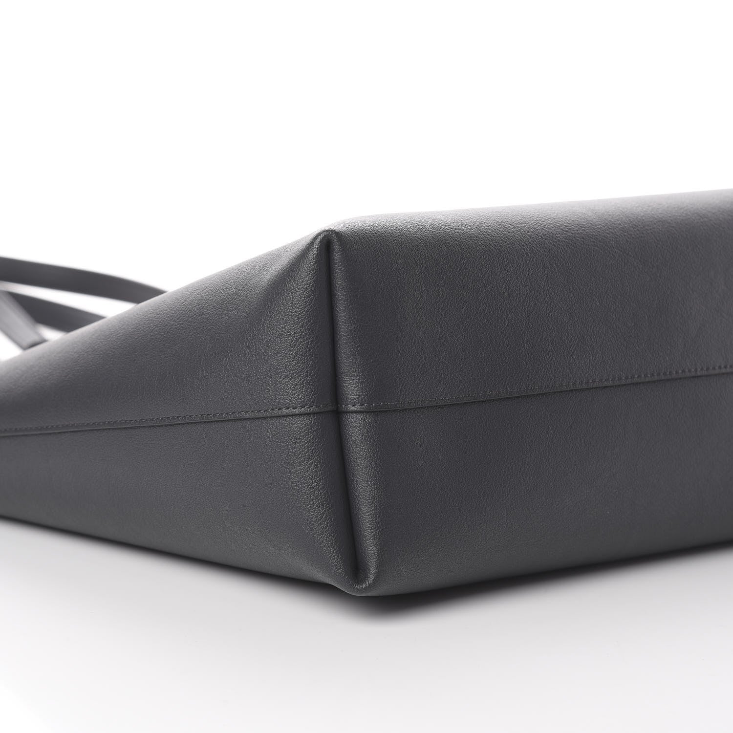 Saint Laurent Calfskin Large Shopping Tote Asphalt 5 of 8