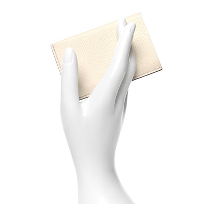 Hermes Epsom Card Case Nata Mauve Sylvestre 2 of 9