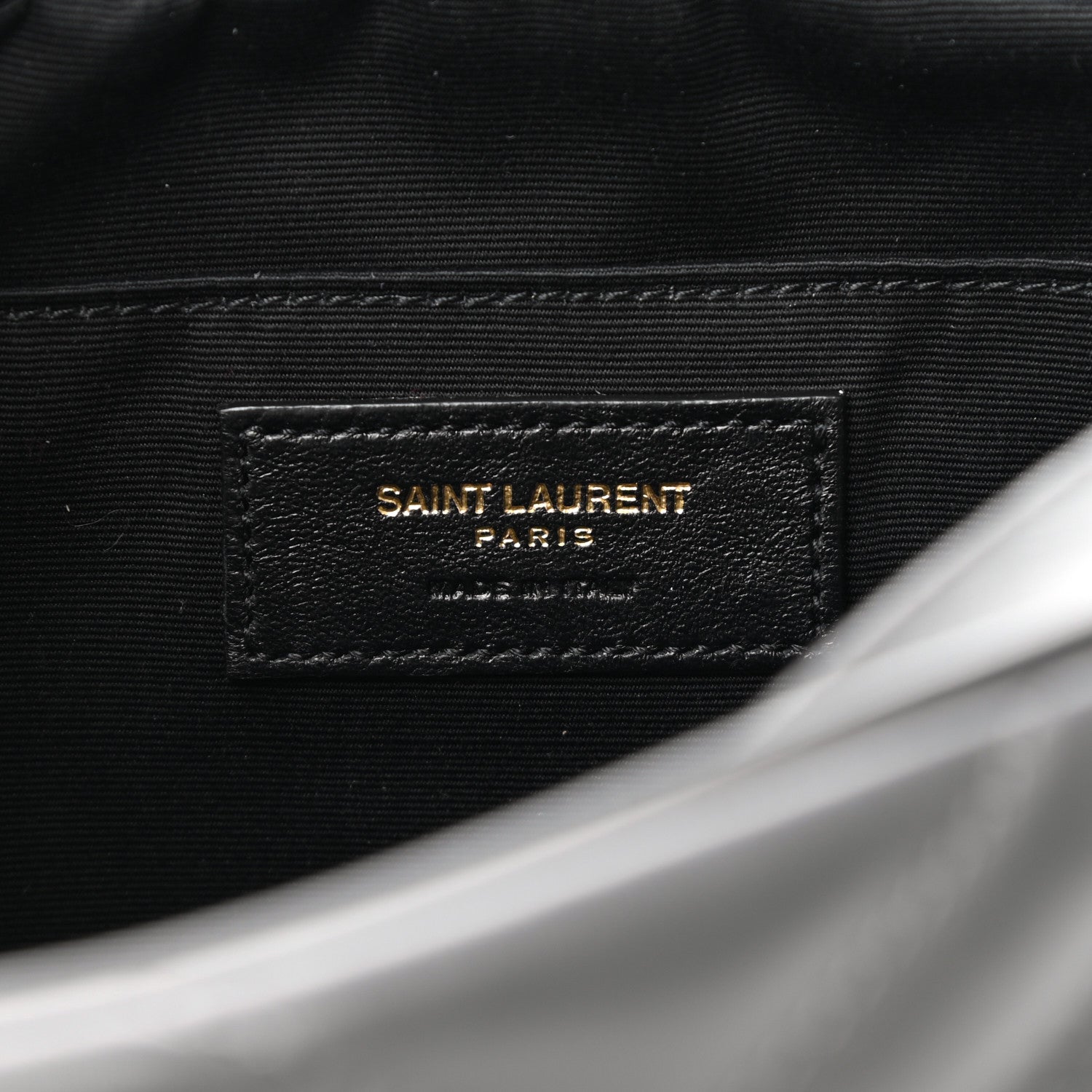 Saint Laurent Calfskin Matelasse Monogram Lou Camera Bag Storm 6 of 10