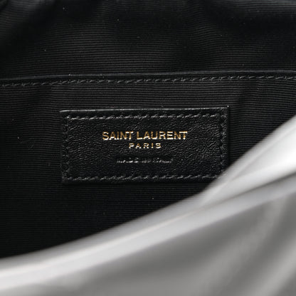Saint Laurent Calfskin Matelasse Monogram Lou Camera Bag Storm 6 of 10