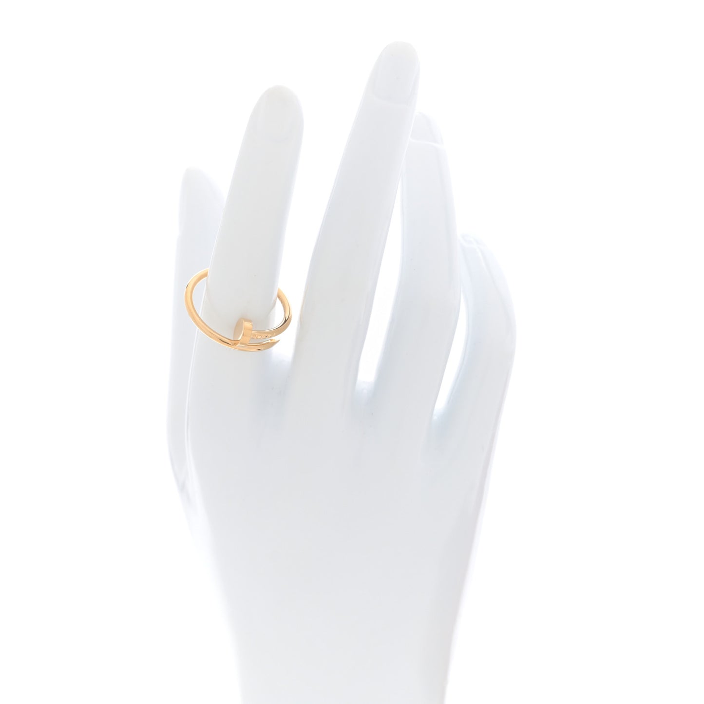 18K Yellow Gold Small Juste Un Clou Ring 58 8.25