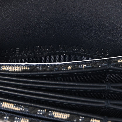 Christian Dior Oblique Saddle 5-Gusset Card Holder Blue 7 of 8
