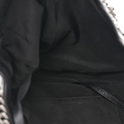Chanel Calfskin Stitched Large Hobo Black 5 of 10