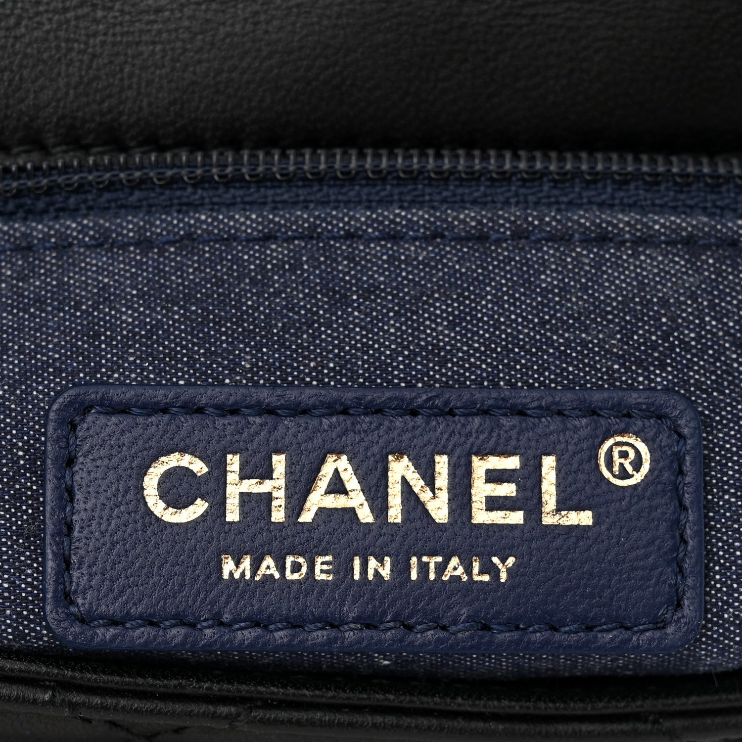 Chanel Lambskin Quilted Resin Bi-Color Chain Flap Bag Black 6 of 10