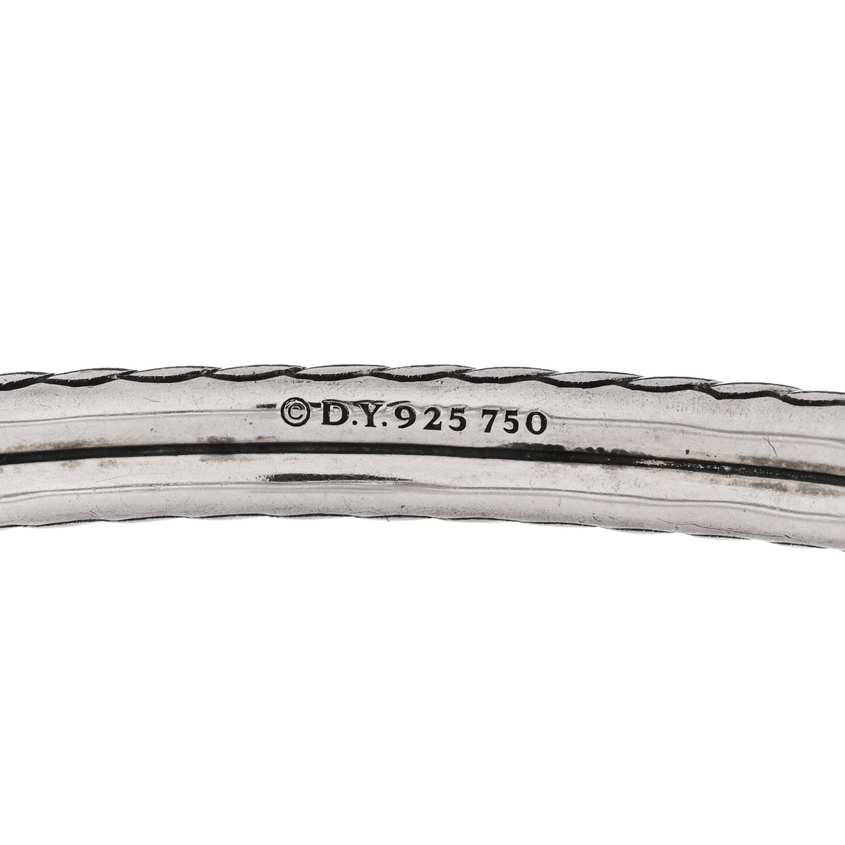 Sterling Silver 18K Yellow Gold 11mm Thoroughbred Loop Bracelet