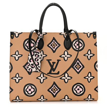 Louis Vuitton Monogram Giant Wild At Heart Onthego GM Arizona 1 of 9