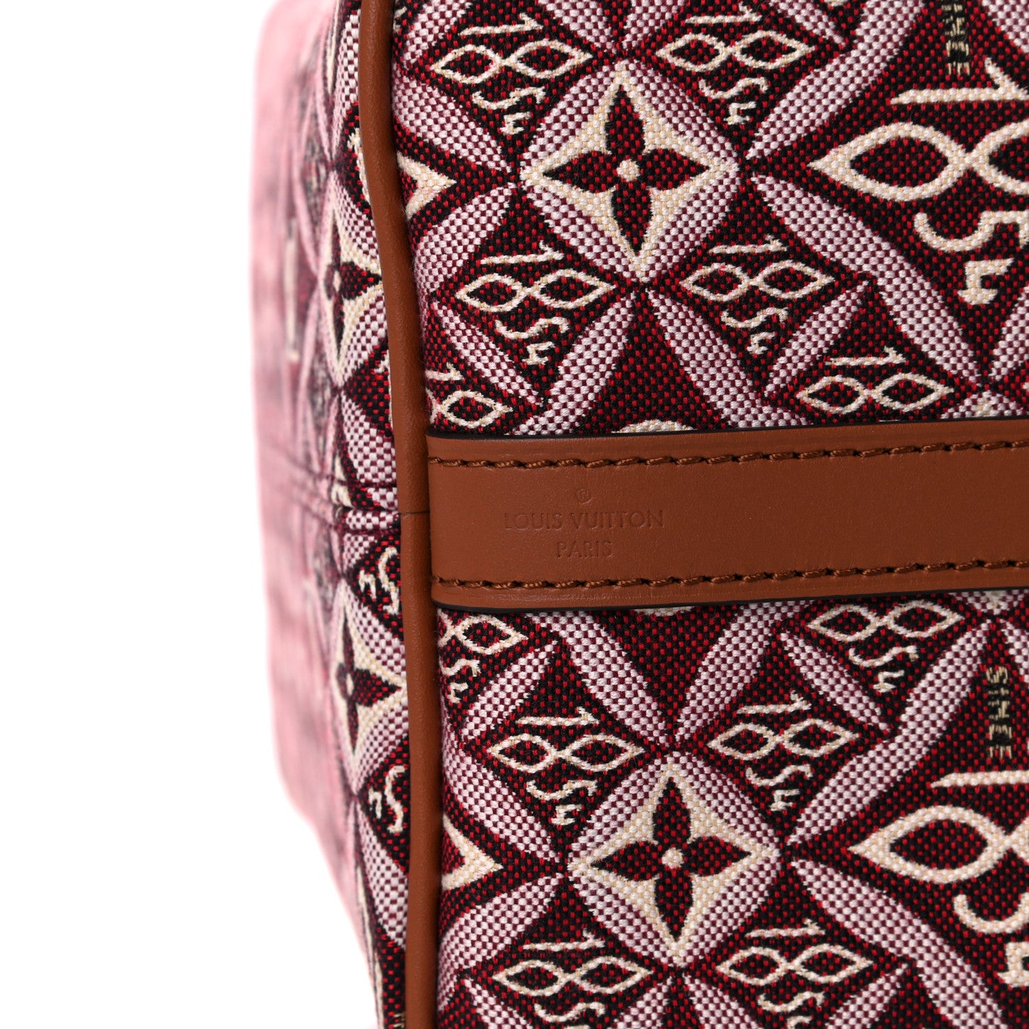 Louis Vuitton Jacquard Since 1854 Speedy Bandouliere 25 Bordeaux 7 of 10