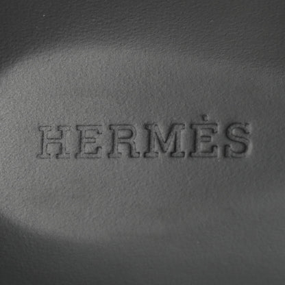 Hermes Calfskin Mens Chypre Sandals 43 Naturel Safari Black 9 of 10