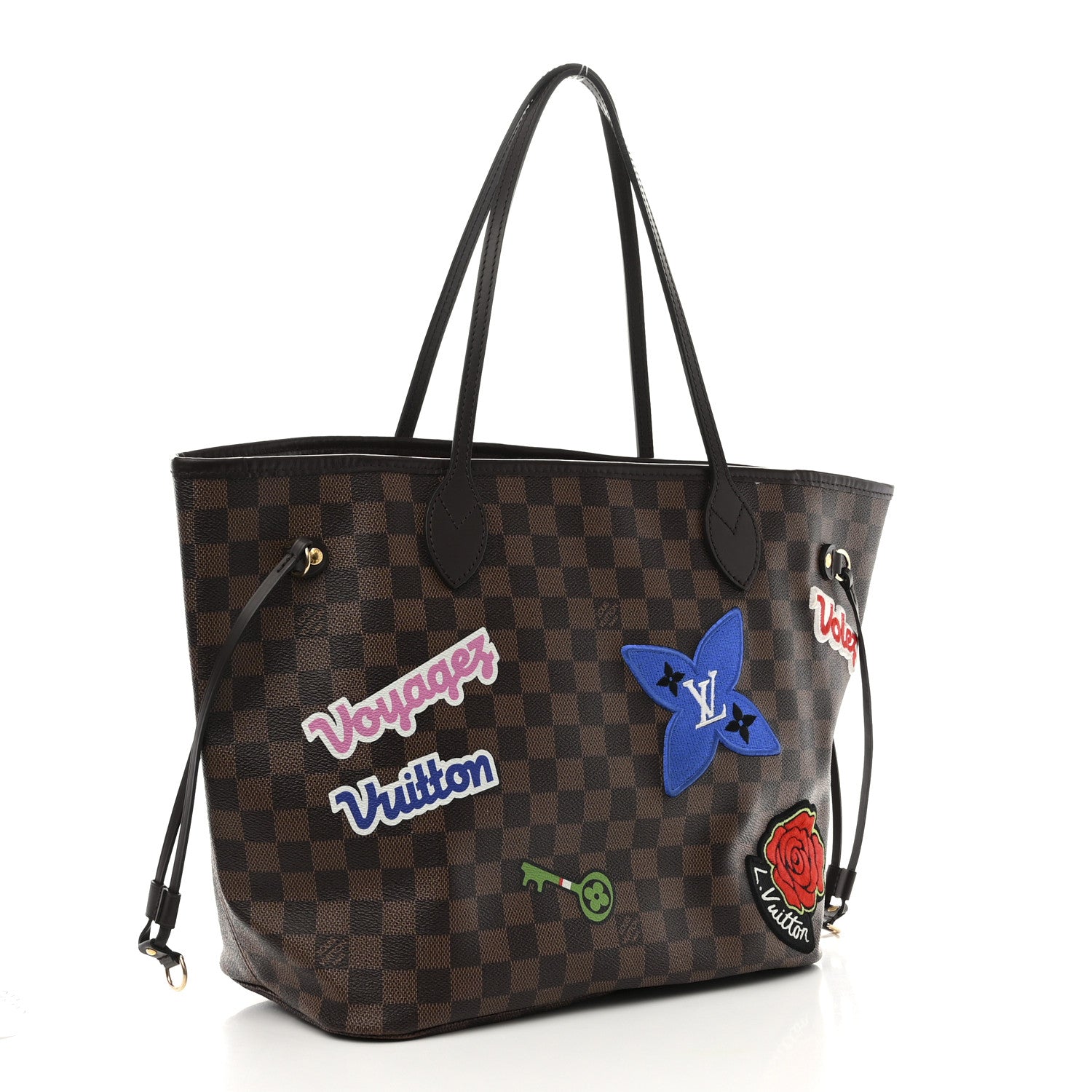 Louis Vuitton Damier Ebene Travel Stickers Neo Neverfull MM 2 of 10