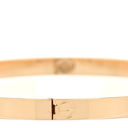 Cartier 18K Yellow Gold 6 Diamond Small LOVE Bracelet 16 5 of 9