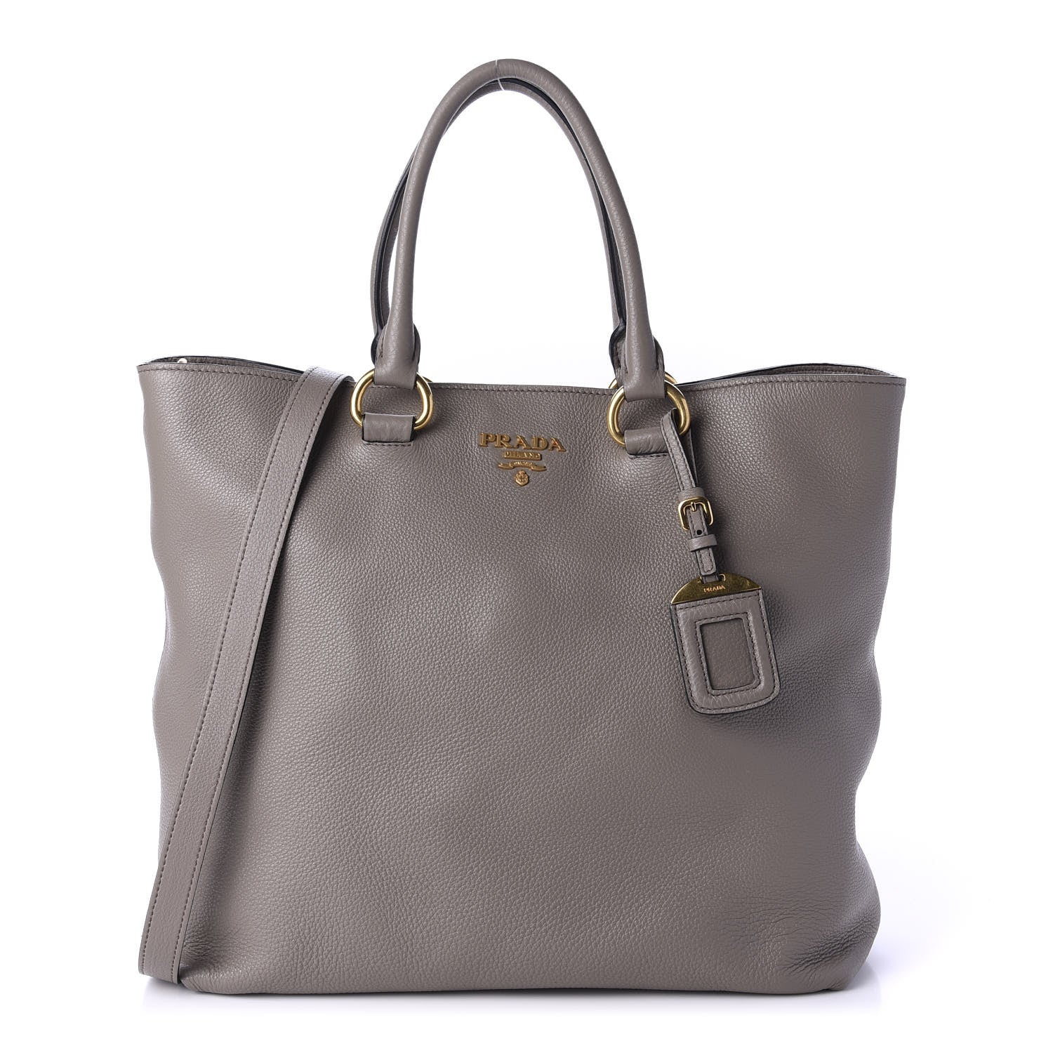 Prada Vitello Daino Tote Argilla 1 of 10