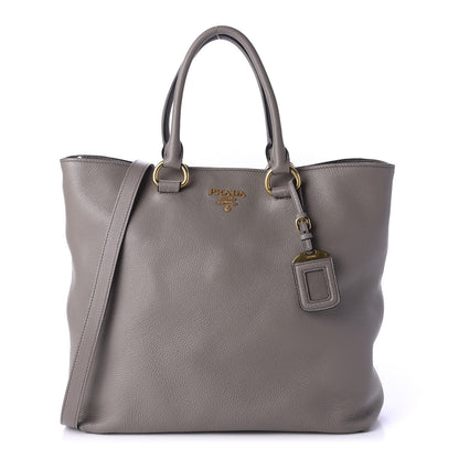 Prada Vitello Daino Tote Argilla 1 of 10