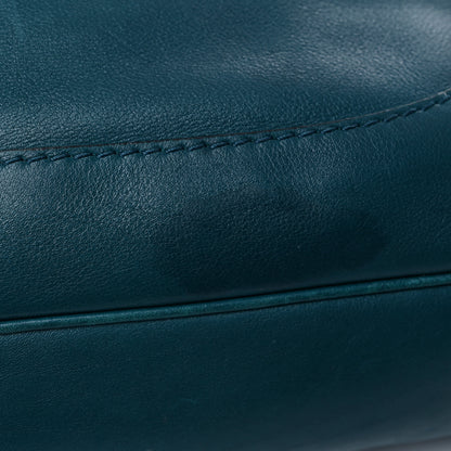 Gucci Calfskin Medium New Jackie Shoulder Bag Teal 13 of 25
