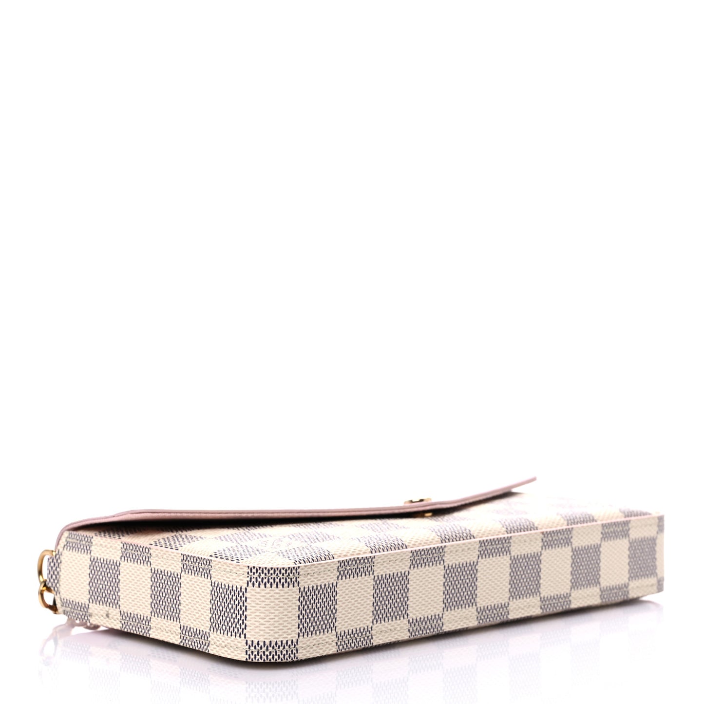 Damier Azur Calfskin Pochette Felicie Eau de Rose