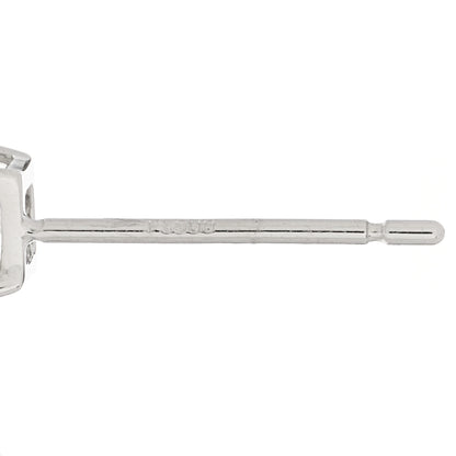 Parker & West by FASHIONPHILE Platinum Diamond .61ct Square Cut Solitaire Earrings 5 of 6