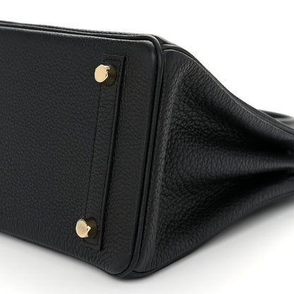 Hermes Togo Birkin 25 Black 10 of 13