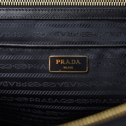 Prada Tessuto Nylon Saffiano Tote Black 9 of 10