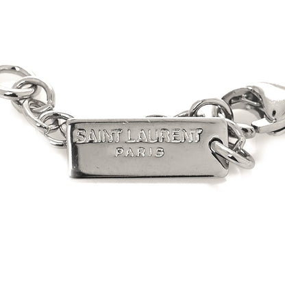 Saint Laurent Brass Monogram Charm Bracelet L Mirror 4 of 4