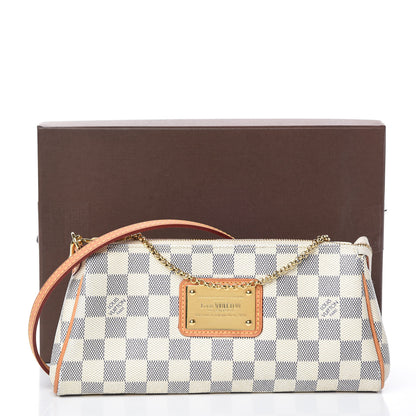 Louis Vuitton Damier Azur Eva Clutch 9 of 9