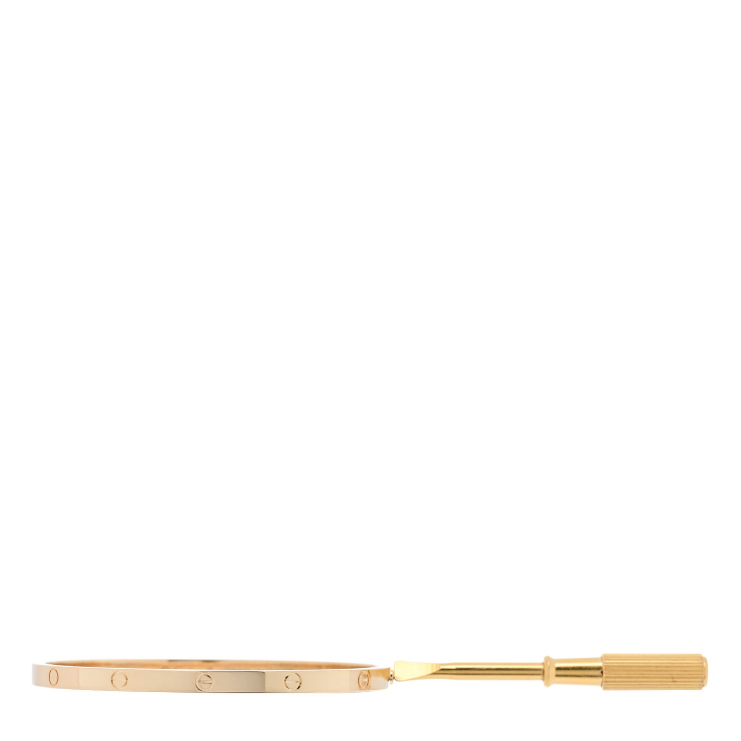 18K Yellow Gold Small LOVE Bracelet 16