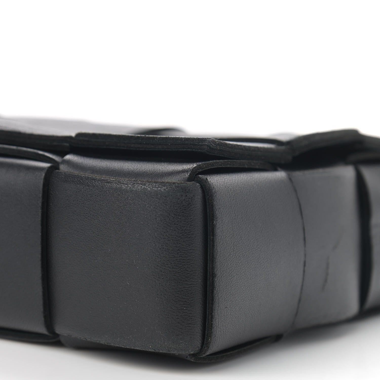 Bottega Veneta Nappa Maxi Intreccio Cassette Bag Black 10 of 14