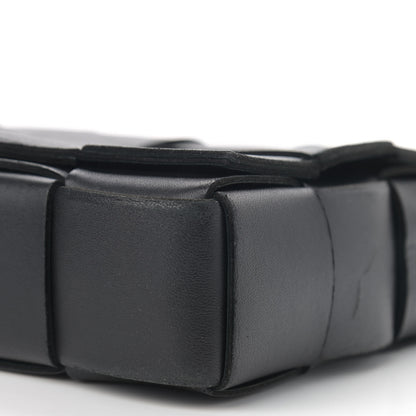 Bottega Veneta Nappa Maxi Intreccio Cassette Bag Black 10 of 14