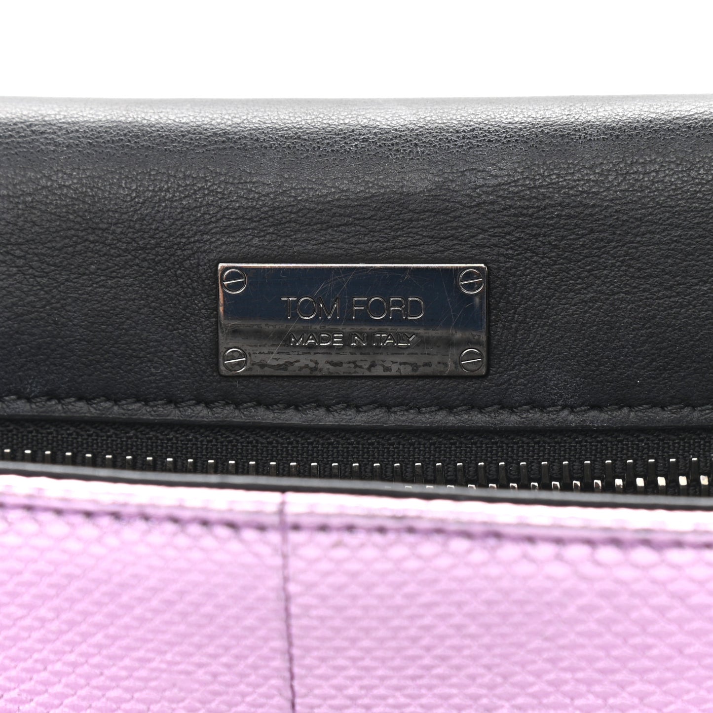 Lizard Calfskin Embossed Large Natalia Chain Bag Pink