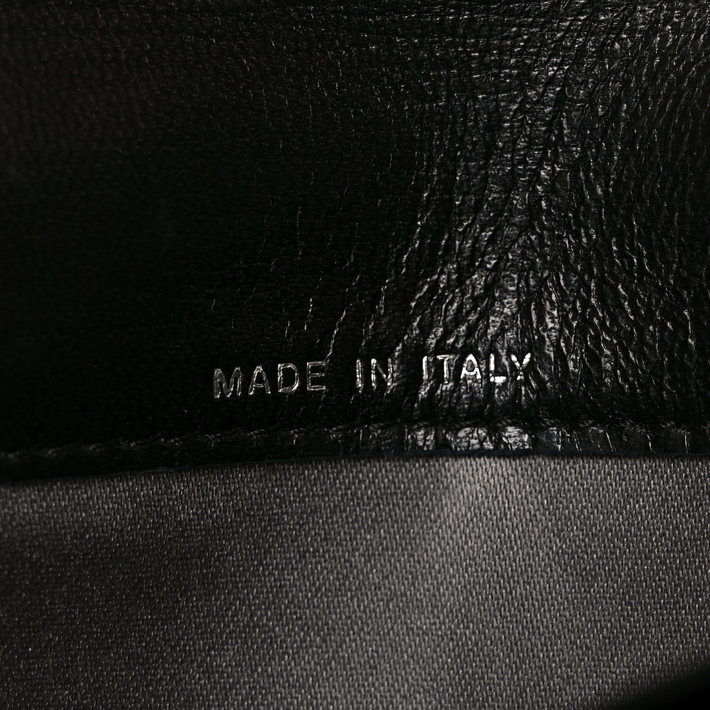 Lambskin Camellia Embossed Yen Wallet Black