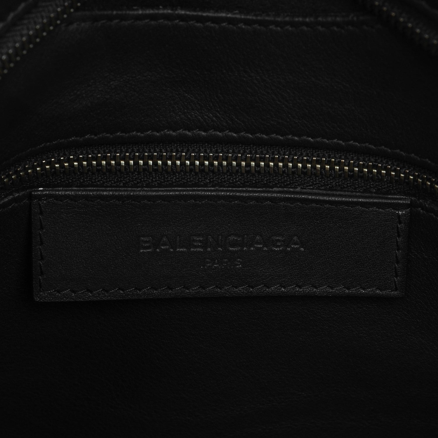 Balenciaga Veau Soyeux Perforated Blackout Hardware City Black 6 of 7