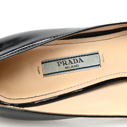 Prada Patent Pumps 37 Black 8 of 10