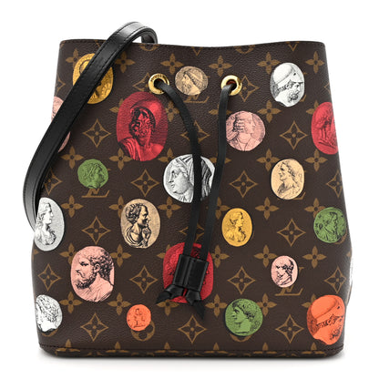 Louis Vuitton x FORNASETTI Monogram Cameo Neonoe MM Ivory 1 of 10