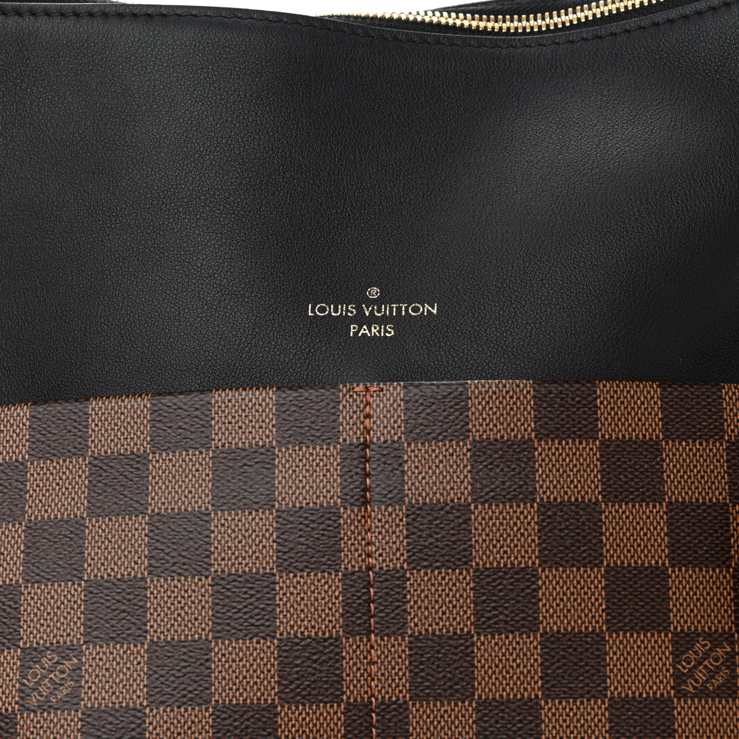 Damier Ebene Calfskin Maida Black