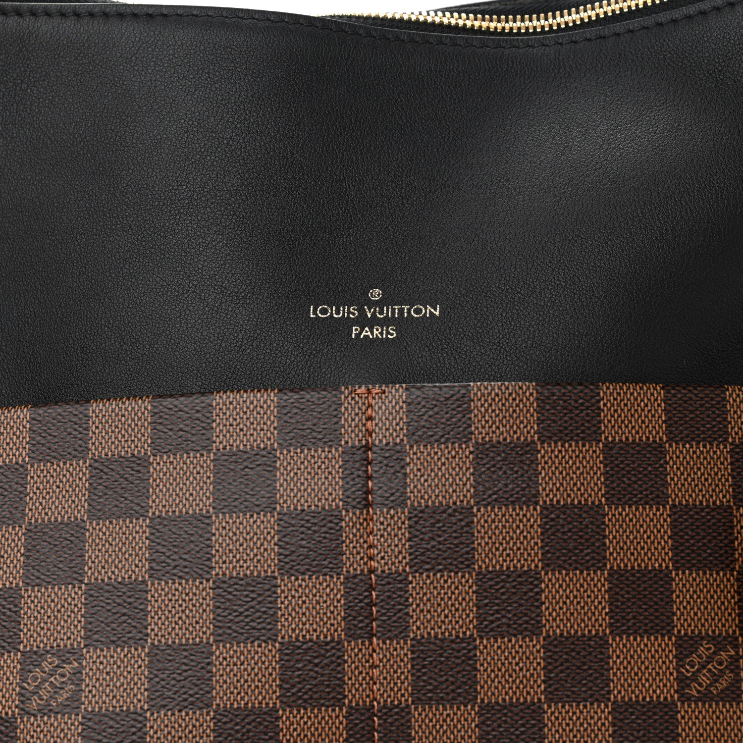 Louis Vuitton Damier Ebene Calfskin Maida Black 8 of 10