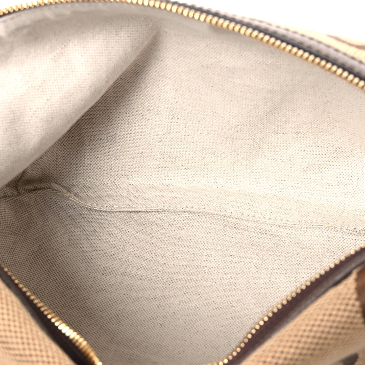 Monogram Jumbo GG Textured Dollar Calfskin Web Belt Bag Camel Ebony New Acero
