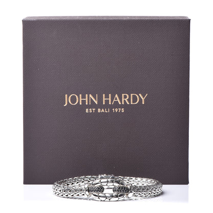 John Hardy Sterling Silver Black Sapphire Kali Station Bracelet 6 of 6