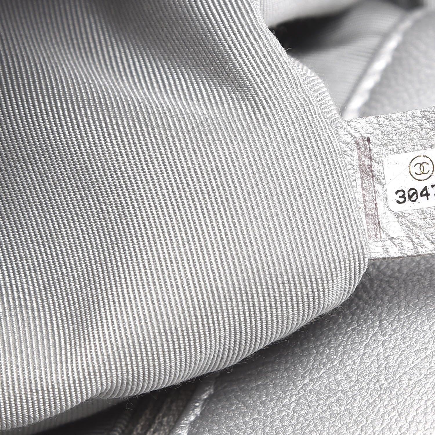 Chanel Metallic Goatskin Quilted Large 19 Flap Silver 6 of 9