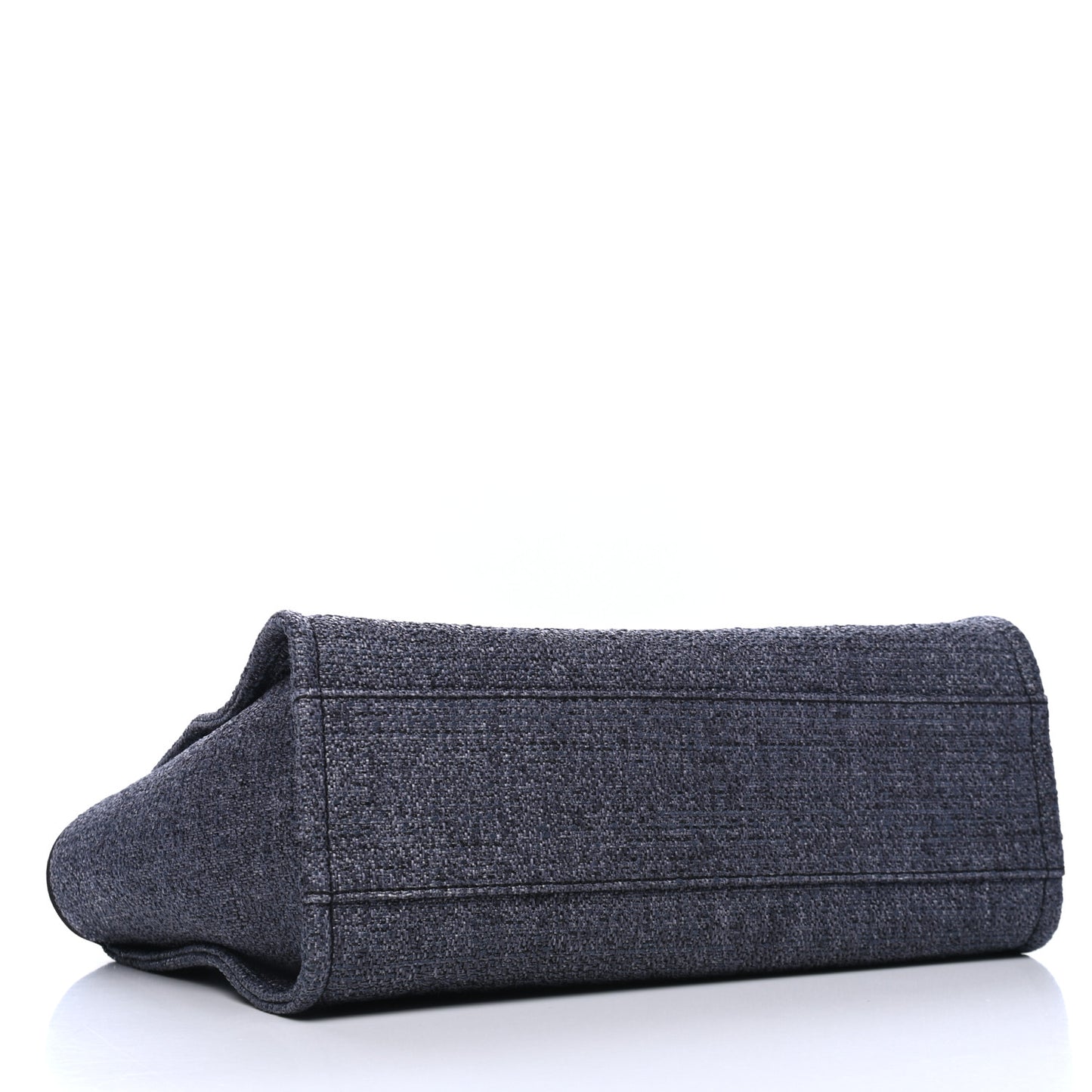 Lurex Boucle Small Deauville Tote Black