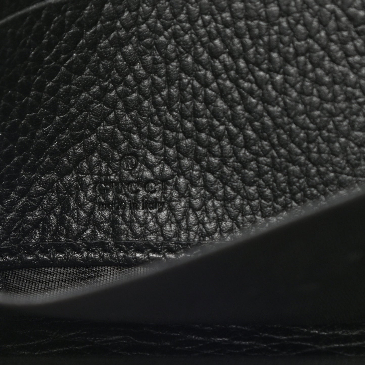 Dollar Calfskin GG Marmont Zip Around Wallet Black